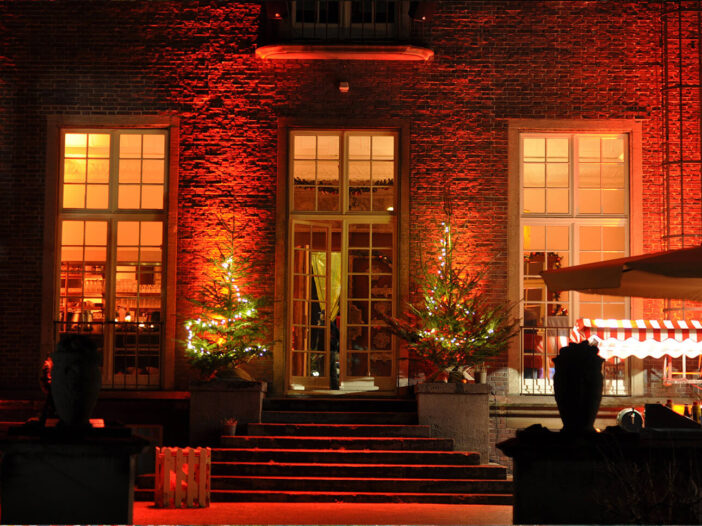 Villa Mignon Weihnachtsfeiern Location Hamburg weihnachtliche Beleuchtung